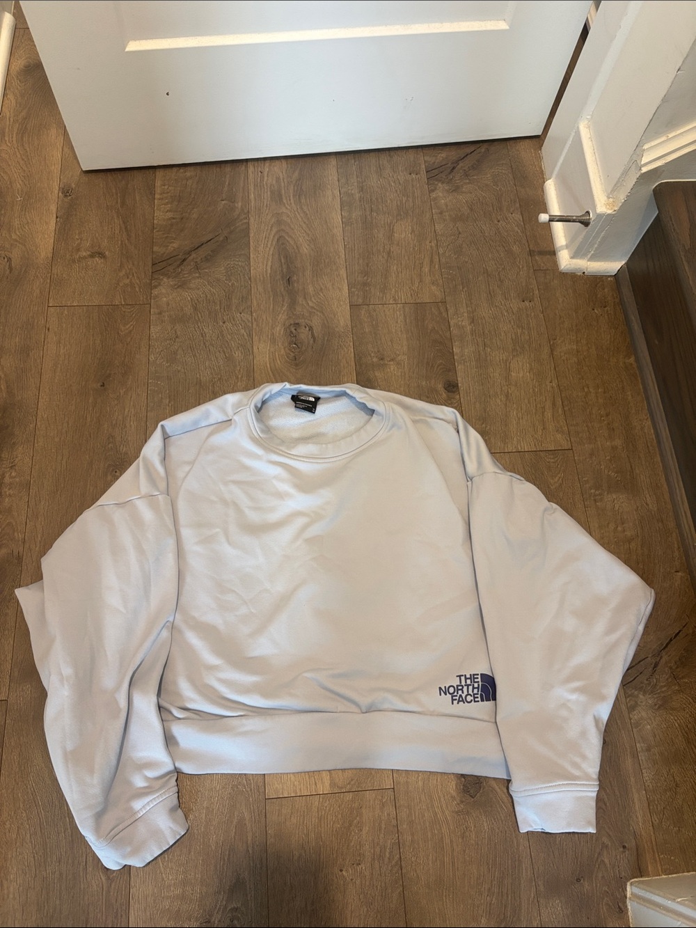 The North Face Light Blue Women’s Cropped Crewneck Sweatshirt